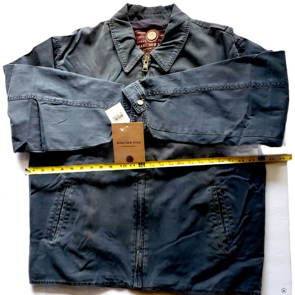 Vintage Marc New York By Andrew Marc Men's Original Cloth Denim Jacket, Size M - Picture 4 of 12